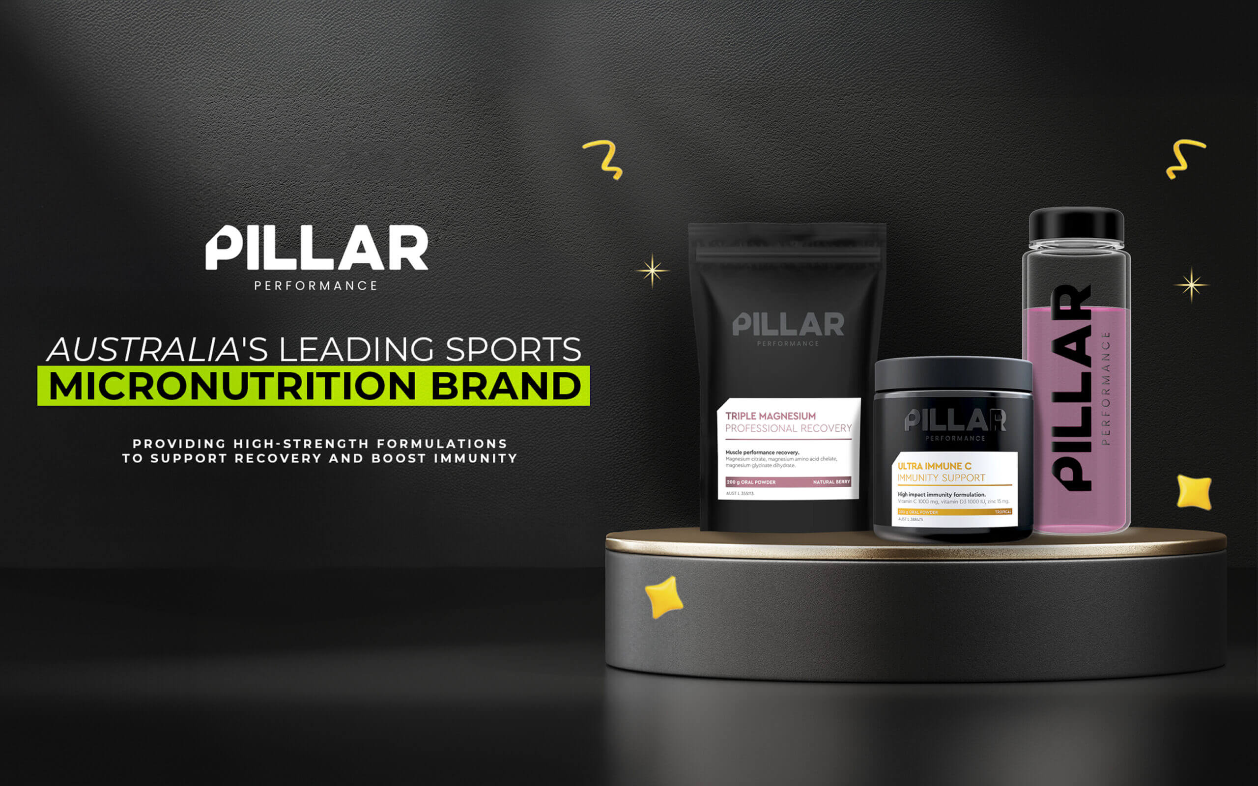 Brand awareness for Pillar Performance