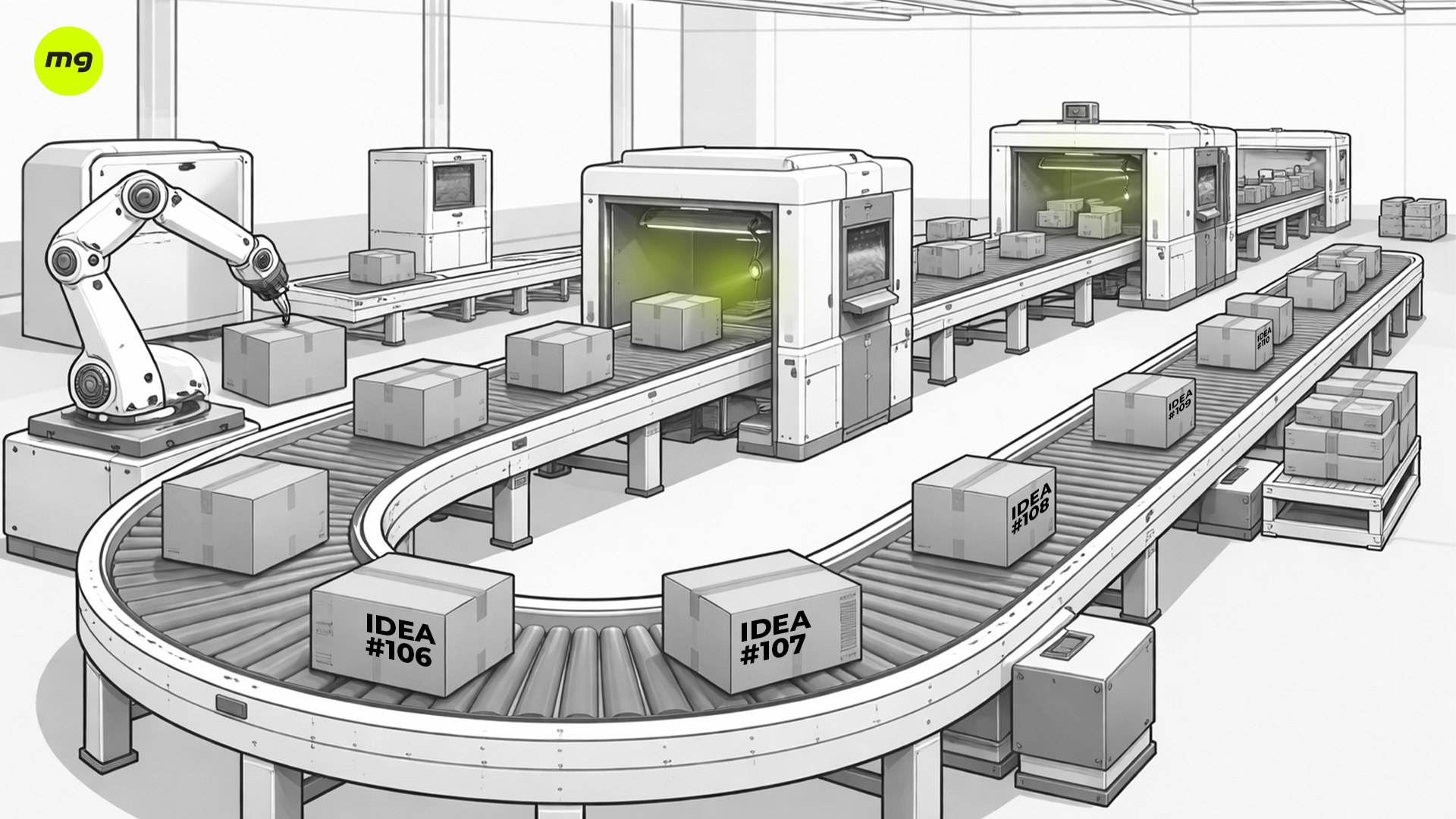 AI trends in marketing showing generative AI tools producing marketing assets at scale