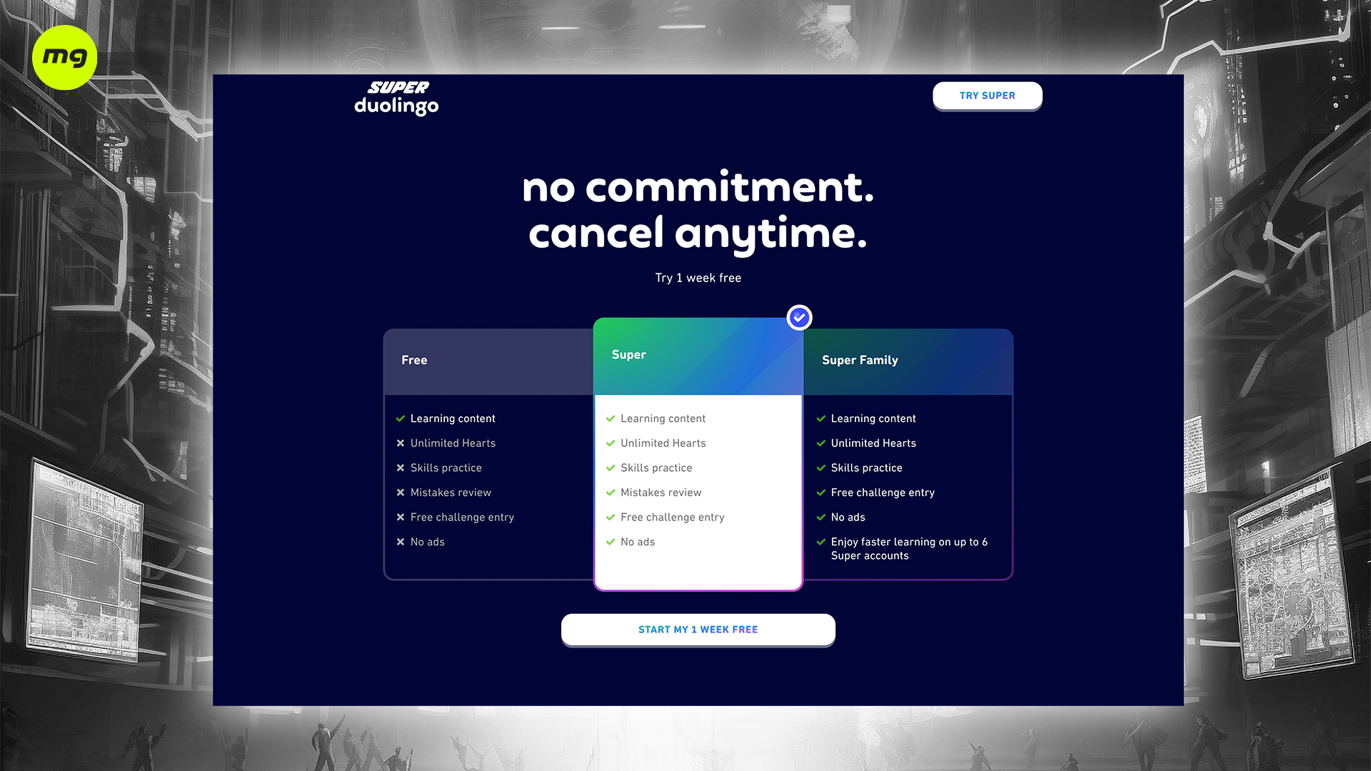 Duolingo subscription pricing model - free-to-paid conversion strategy through daily consistency