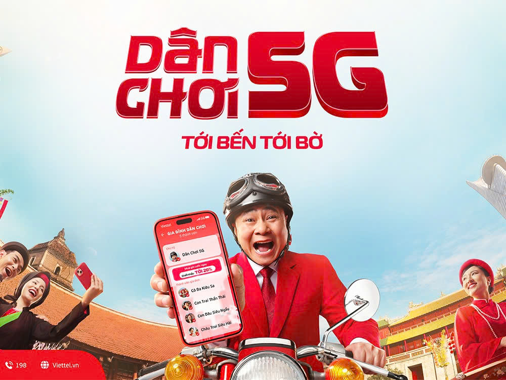 Viettel 5G TVC showing creative ad campaigns through the familiar “journey home” theme in Vietnamese advertising.